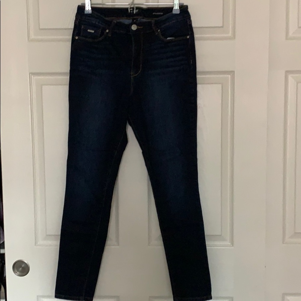 Nine West cigarette high rise skinny jeans